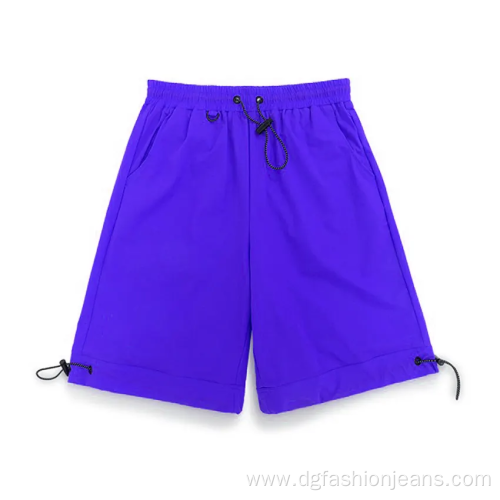 Mens Windbreaker Basketball Gym Woven Shorts Men